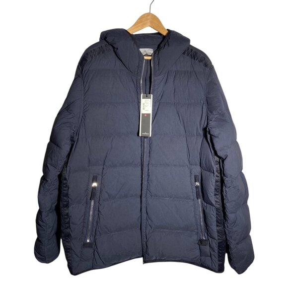 NWT Stone Island Seamless Tunnel Down-TC hooded jacket in Navy size XL - Picture 4 of 16